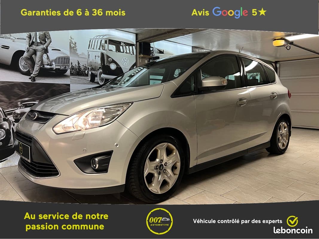 FORD C-Max II 1.6 125 Trend BVM5 - Suivi & Historique complet - Entièrement révisée - Sièges chauffants - Aide parking Av/Ar - Rétroviseurs électriques dégivrants & rabattables - Volant multifonctions — véhicule occasion premium Saint-Maur-des-Fossés 007 Automotive