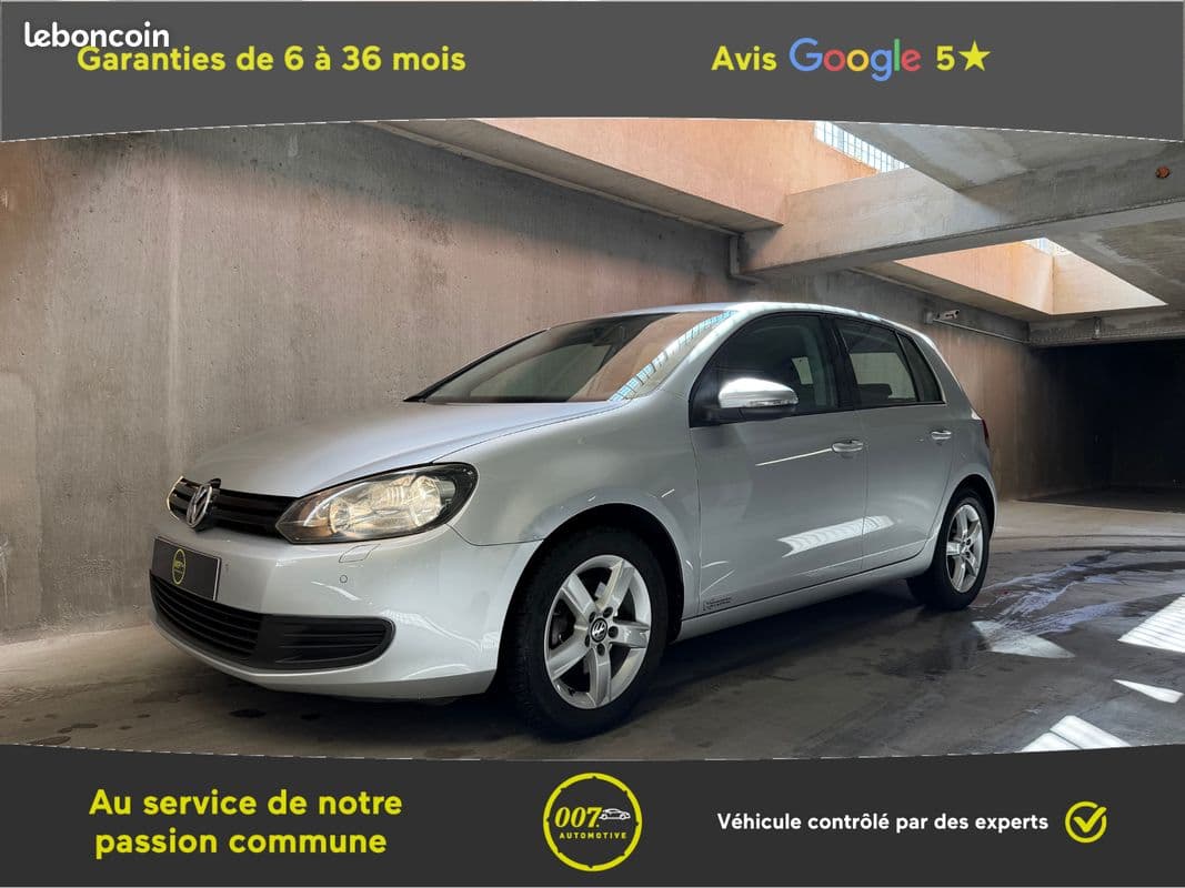 VOLKSWAGEN Golf 6 1.4 Trendline 80 - 1ère main - Distribution & pompe à eau remplacée - Apple CarPlay & Android auto - Sièges chauffants - Aide parking av & arr - Suivi & historique 100% Volkswagen, occasion, 007 Automotive
