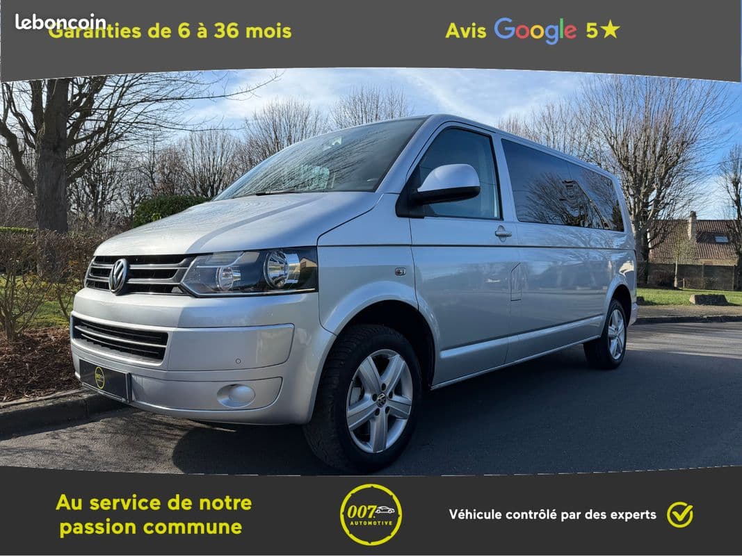 VOLKSWAGEN Multivan VI 2.0 TDI 180 Comfortline Long 4Motion DSG7 - Attelage - Sièges chauffants - Régulateur de vitesse - Caméra de recul - Aide parking av & ar - Historique et entretien rigoureux VW, occasion, 007 Automotive